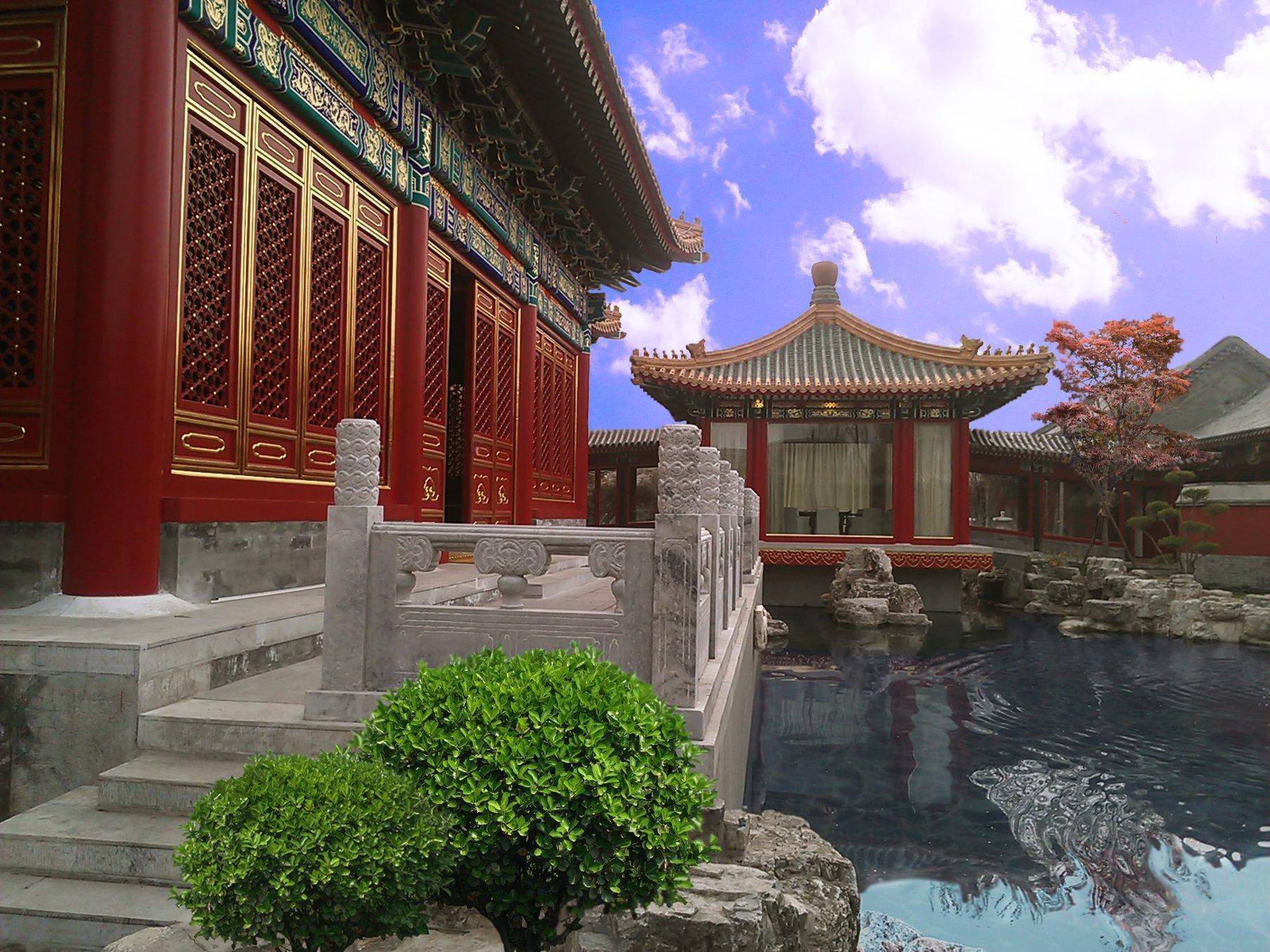 Lv Garden Huanghuali Art Galery Beijing Hotel Yinjiafu Екстериор снимка