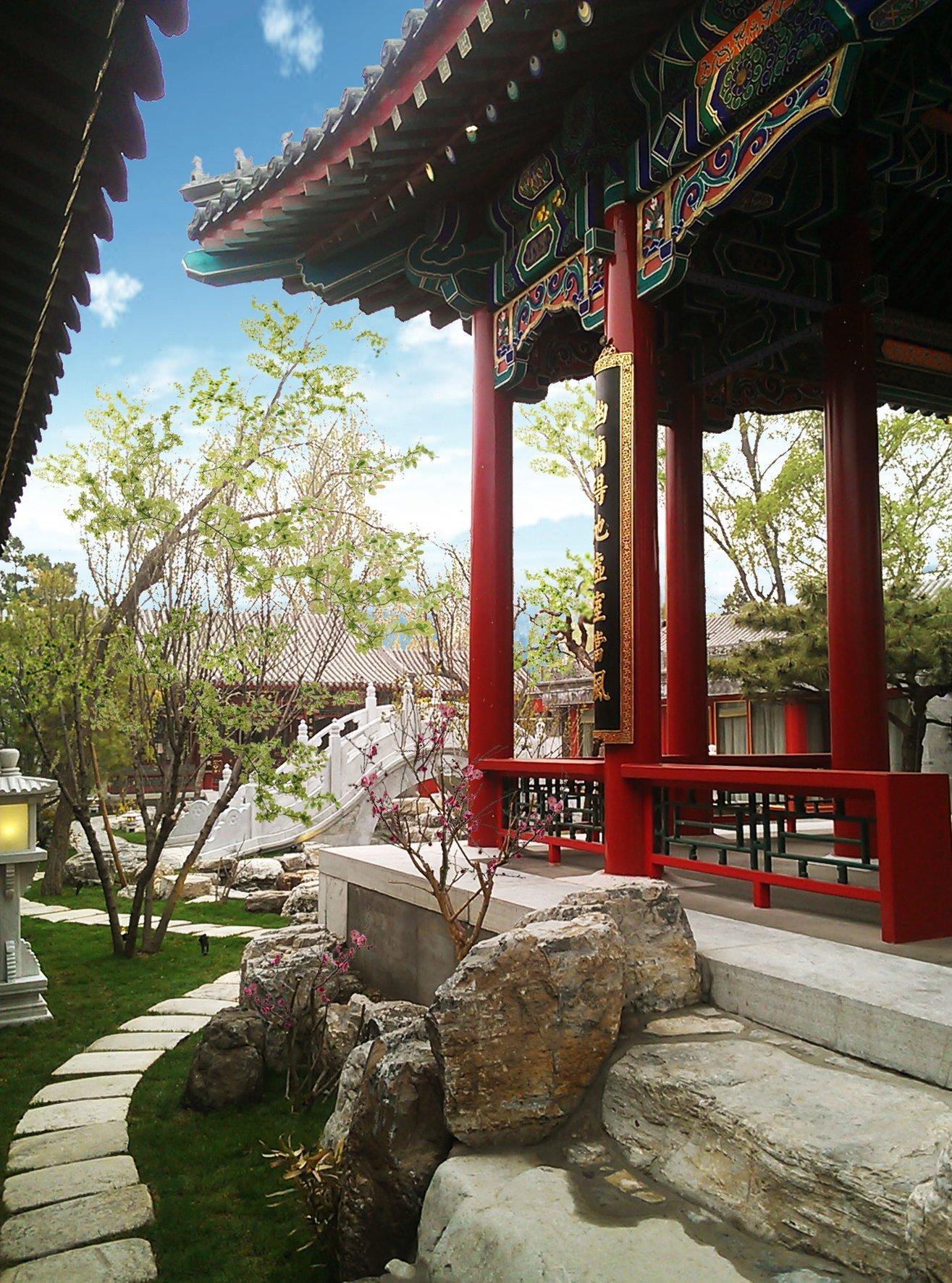 Lv Garden Huanghuali Art Galery Beijing Hotel Yinjiafu Екстериор снимка